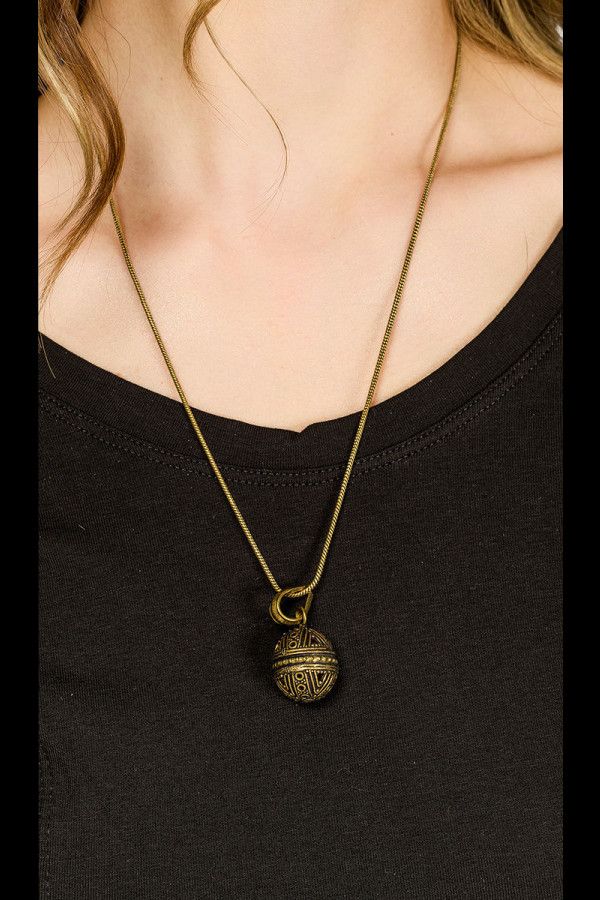 Кулон на шею Сфера огня