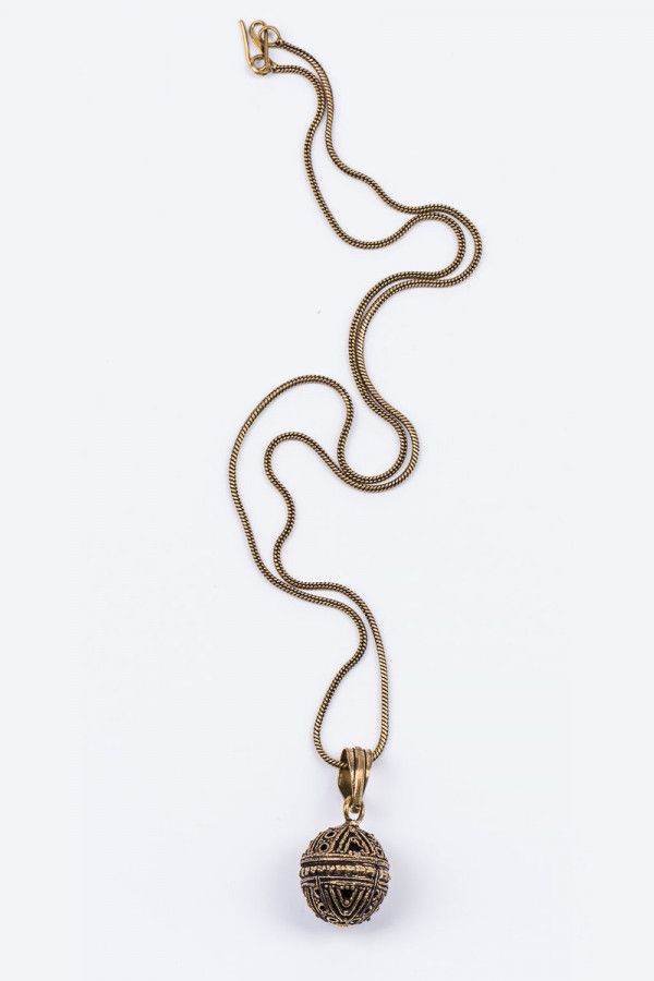 Кулон на шею Сфера огня