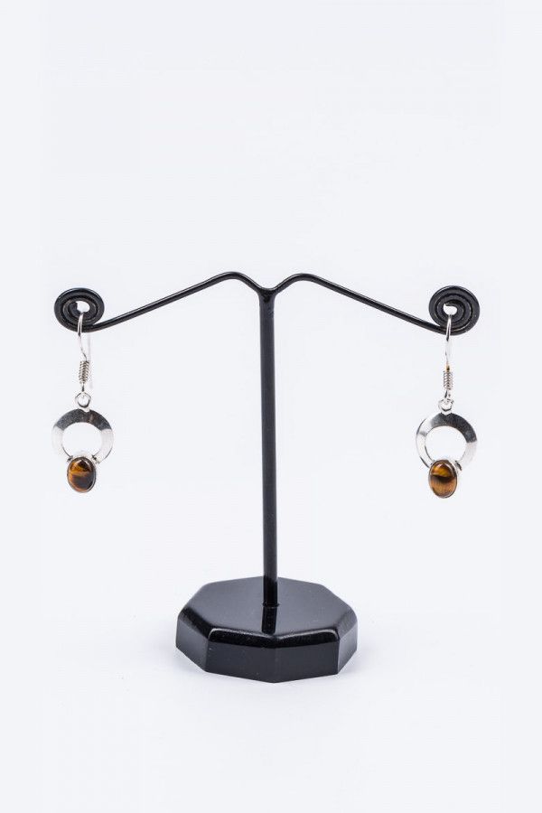 Серьги с камнями Агарта