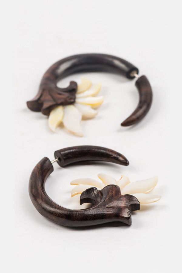 Серьги из дерева Тайное знание