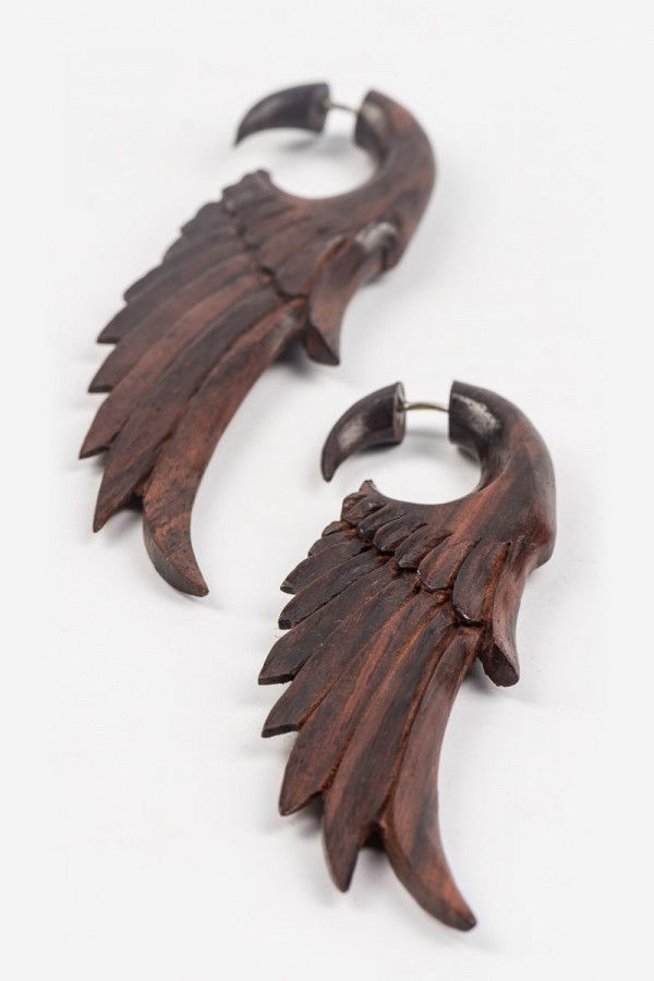 Серьги Крылья Гаруды