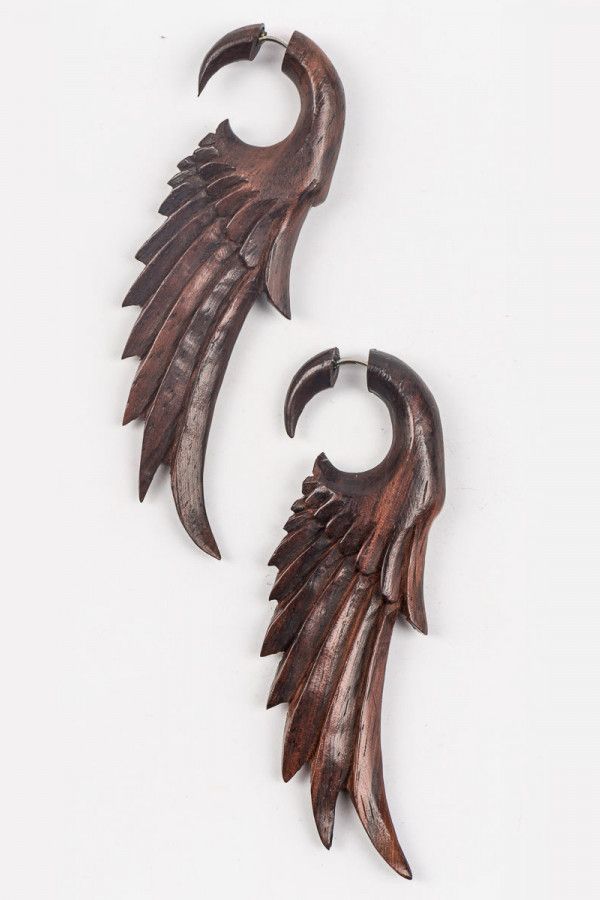 Серьги Крылья Гаруды