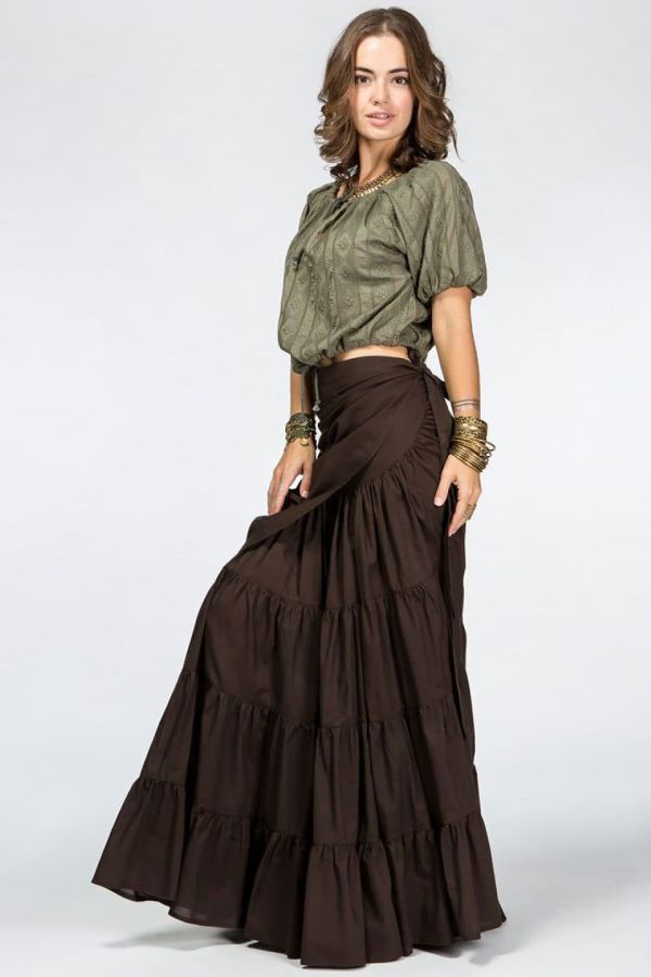 Юбка бохо Горный тюльпан