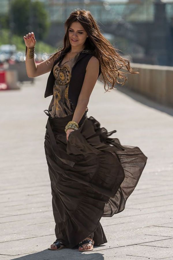 Юбка бохо Горный тюльпан