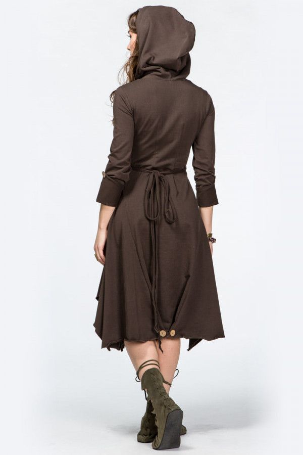 Платье с капюшоном Тамплиер