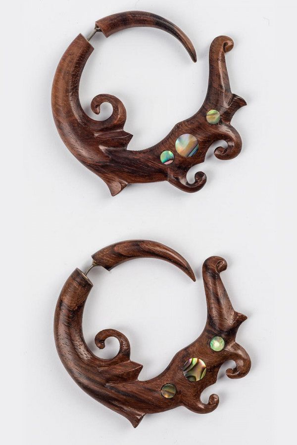 Бохо серьги Хвост дракона