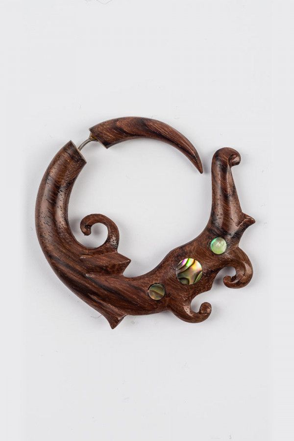 Бохо серьги Хвост дракона