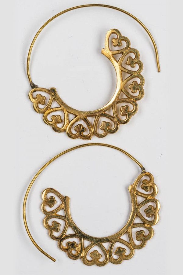 Круглые серьги Дицентра