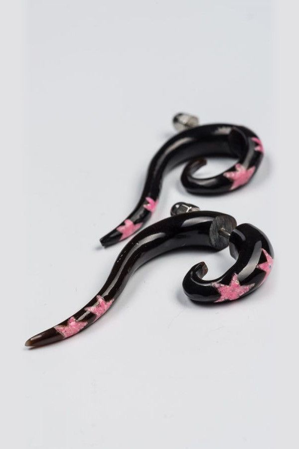 Этнические серьги Пара лотосов