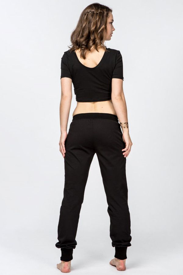 Черный короткий топ Бангалор