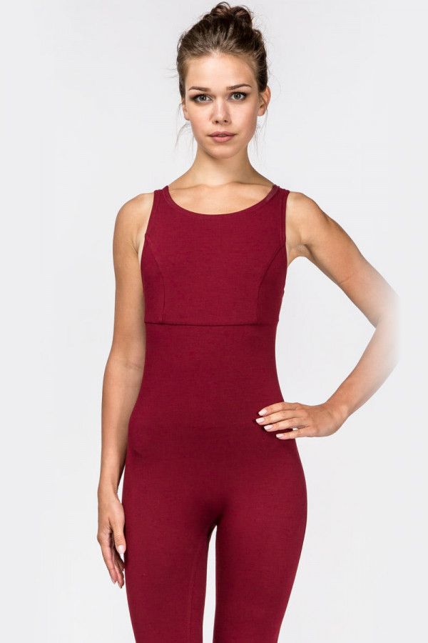 Комбинезон бордовый Актинидия