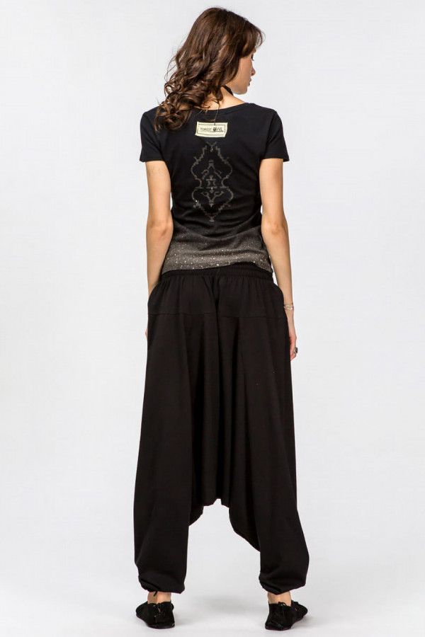 Шаровары с завязками Турмалин