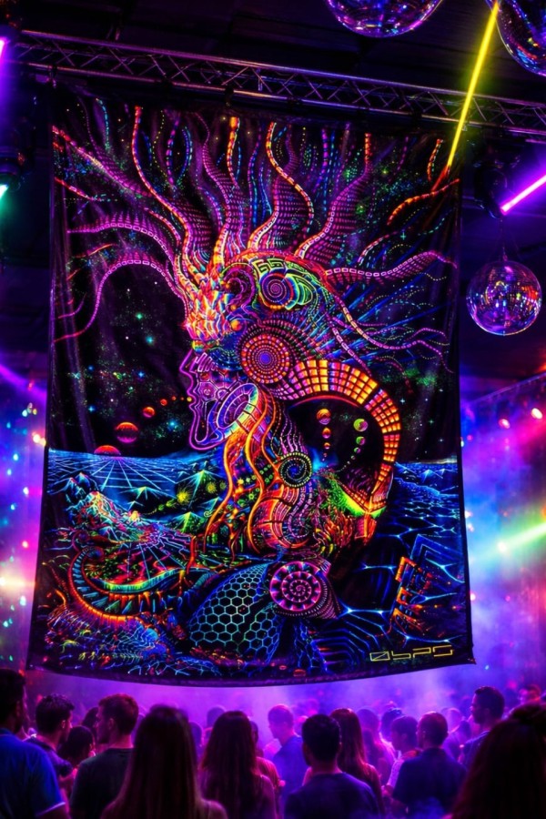 Настенный гобелен Fluoro Runner