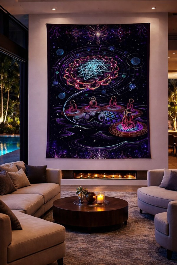 Настенное полотно со светящимся принтом «The Dream»