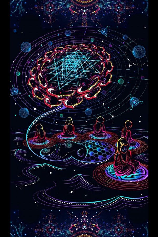 Настенное полотно со светящимся принтом «The Dream»