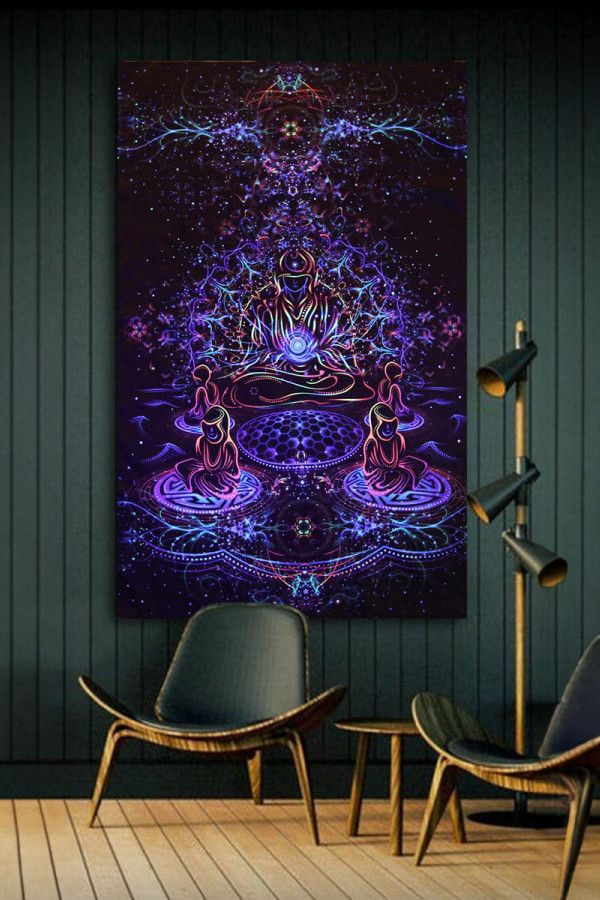 Настенное декоративное флуоресцентное полотно