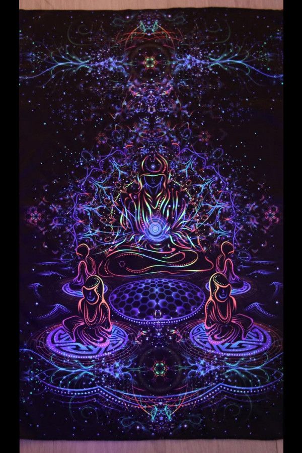 Настенное декоративное флуоресцентное полотно