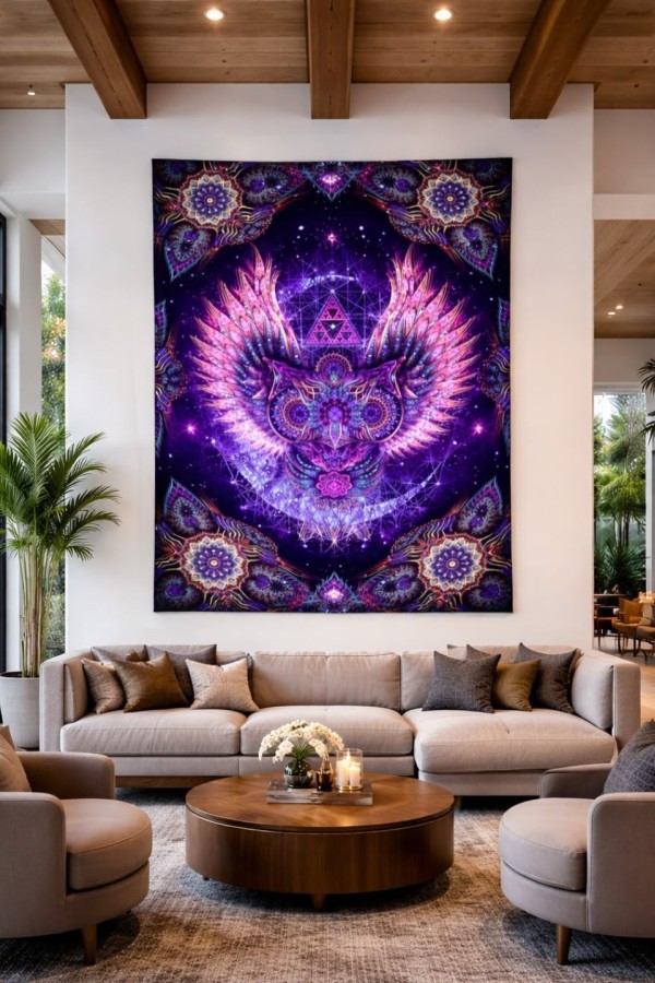 Флюрное полотно на стену INSOMNIA