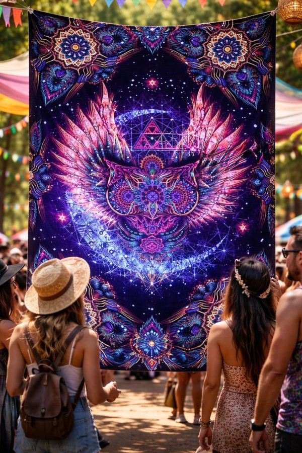 Флюрное полотно на стену INSOMNIA