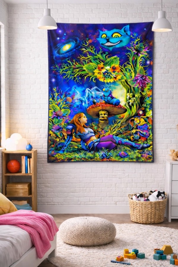 Флюрное транс полотно «Alice Psy»