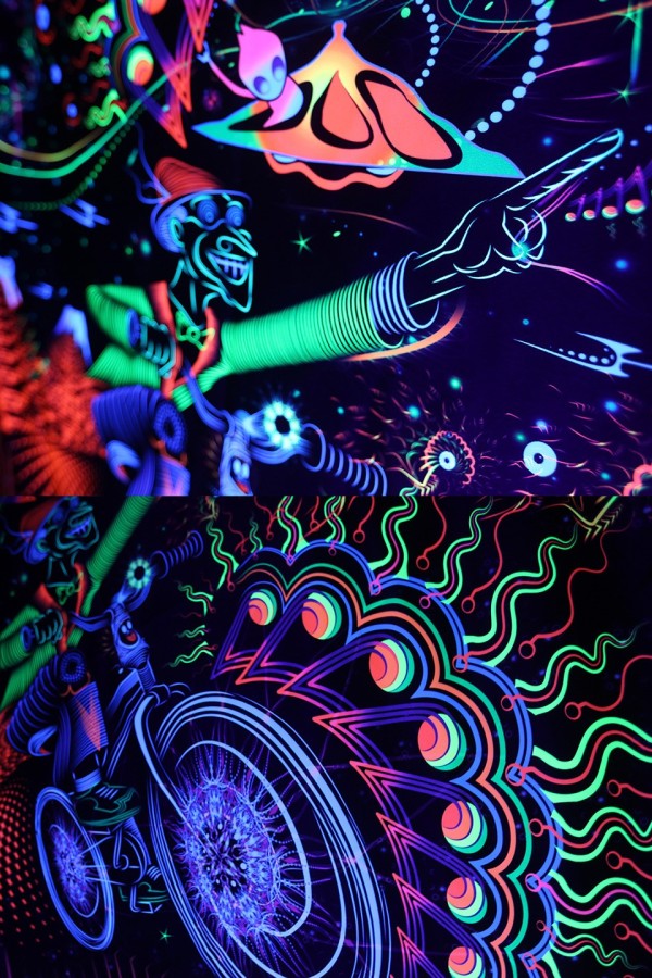 Флуоресцентное настенное полотно «Hoffmann»