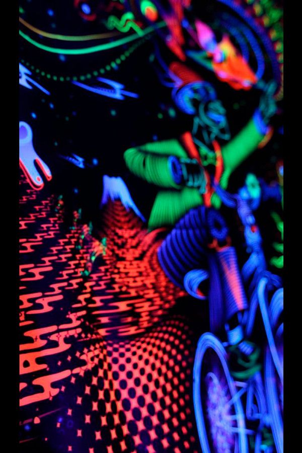 Флуоресцентное настенное полотно «Hoffmann»