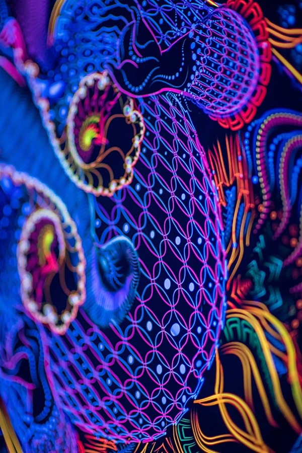 Настенный гобелен с психоделическим принтом «Ganesha»