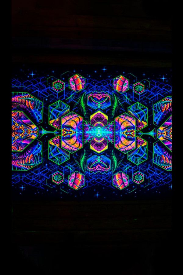 Фестивальный фрактальный баннер «DIMENSION MATRIX H»