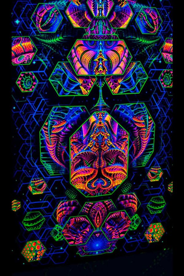 Фестивальный фрактальный баннер «DIMENSION MATRIX H»