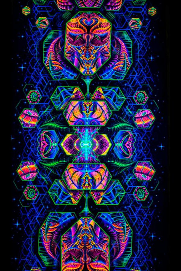 Фестивальный фрактальный баннер «DIMENSION MATRIX H»