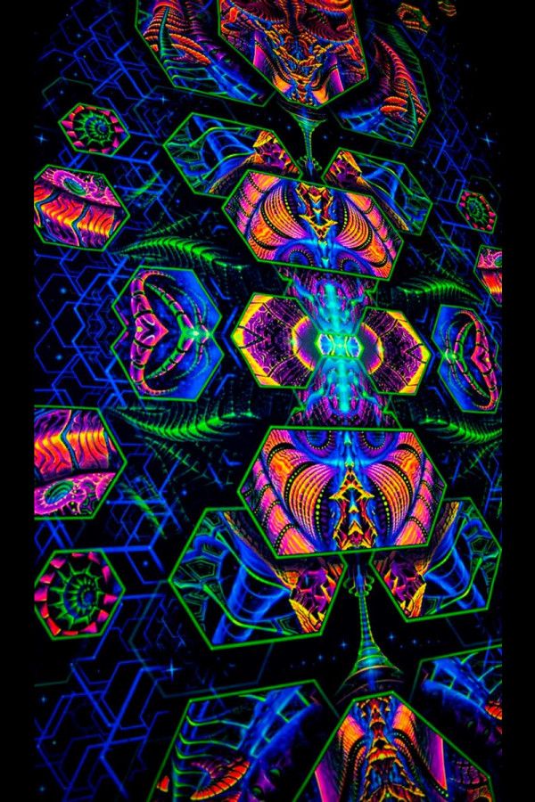 Фестивальный фрактальный баннер «DIMENSION MATRIX H»