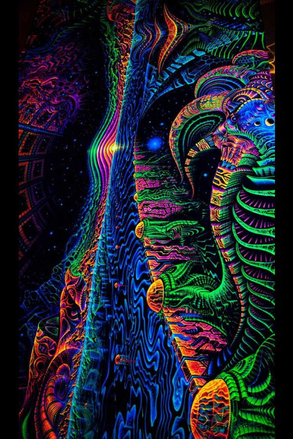 Флуоресцентный настенный гобелен Terra