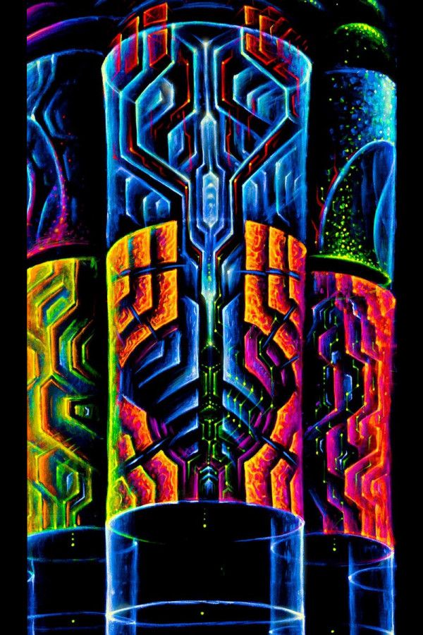 Триповый настенный баннер «Waves Source»