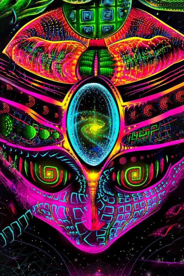 Флуоресцентный гобелен «GANESHA»