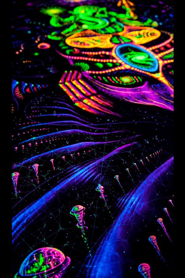 Флуоресцентный гобелен «GANESHA»