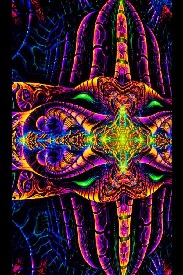 Флуоресцентное полотно для фестивалей «Vajraforming»