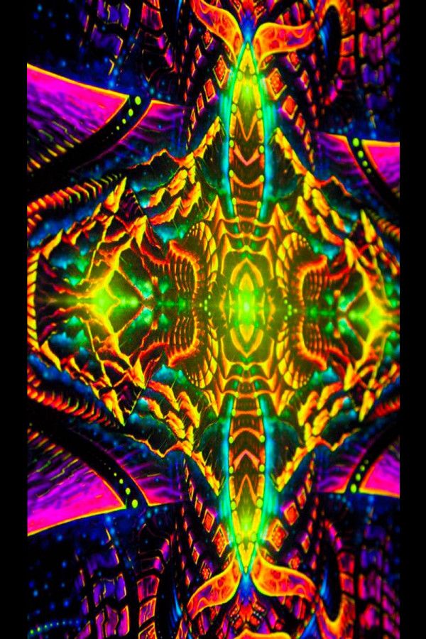 Флуоресцентное полотно для фестивалей «Vajraforming»