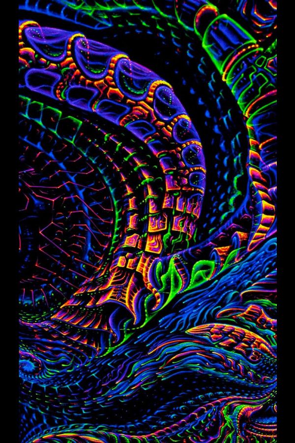 Настенный психоделический гобелен «Creativity»