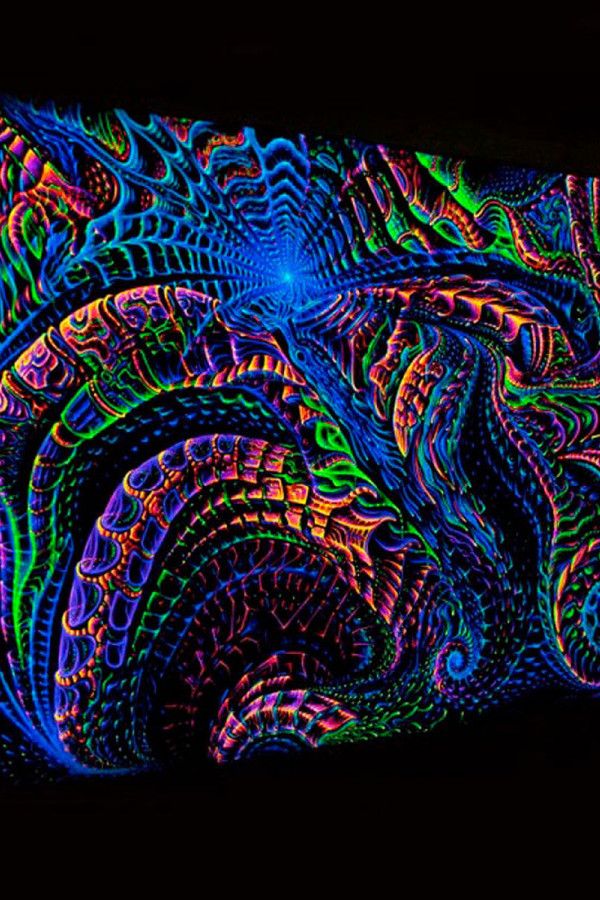 Настенный психоделический гобелен «Creativity»