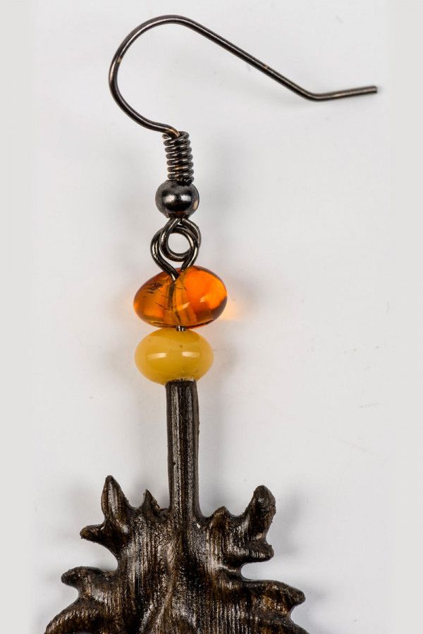 Серьги бохо Свет и тьма