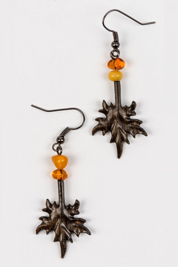 Серьги бохо Свет и тьма