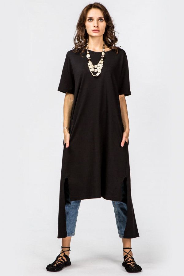 Двусторонняя накидка черная Нерина