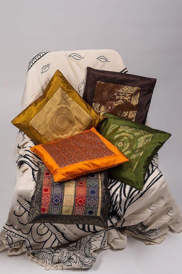 Декоративная наволочка из Индии «Ganesh»