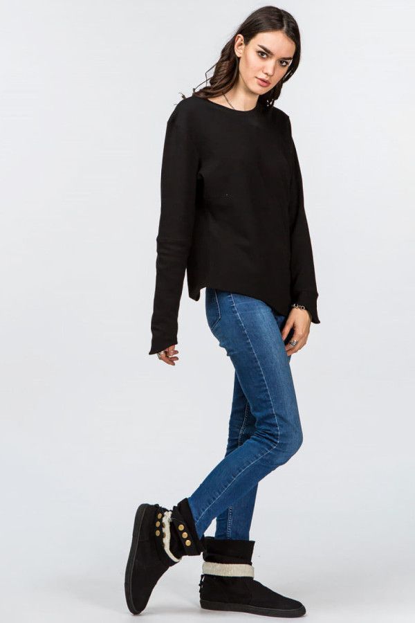 Черная женская кофта Синдх