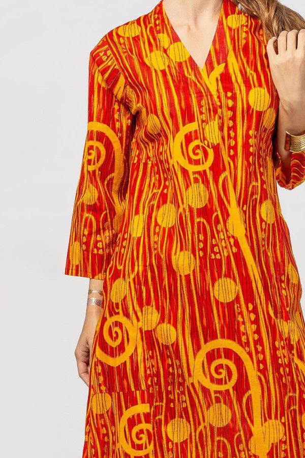 Оранжевое платье Мирах