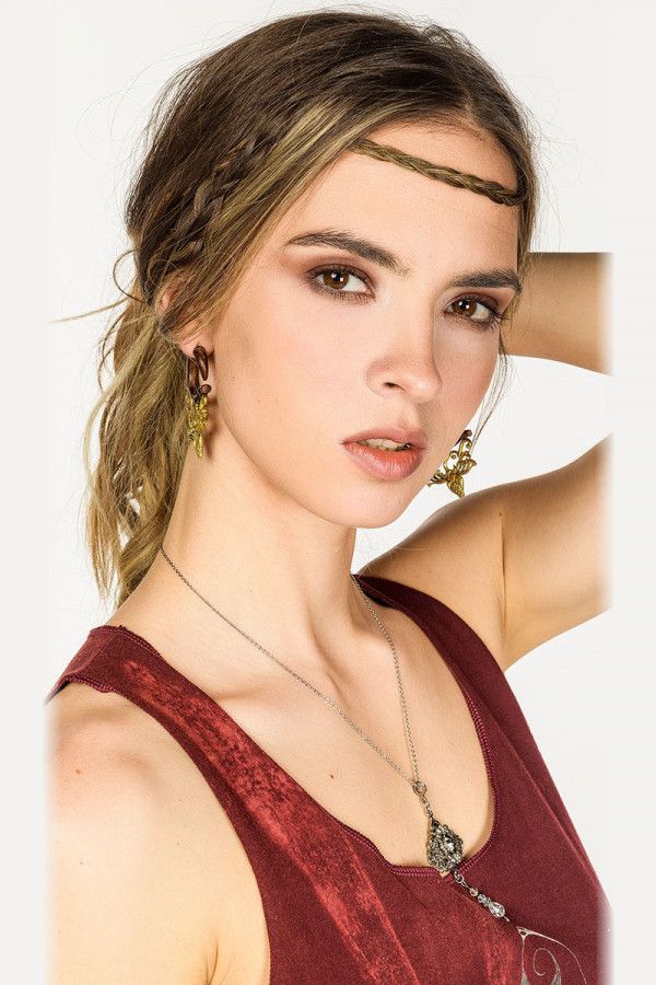 Деревянные серьги Джабхат