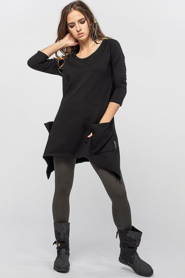 Женская черная туника Меридиана