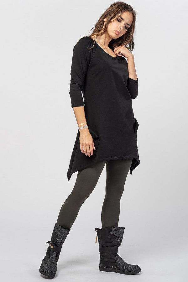 Женская черная туника Меридиана