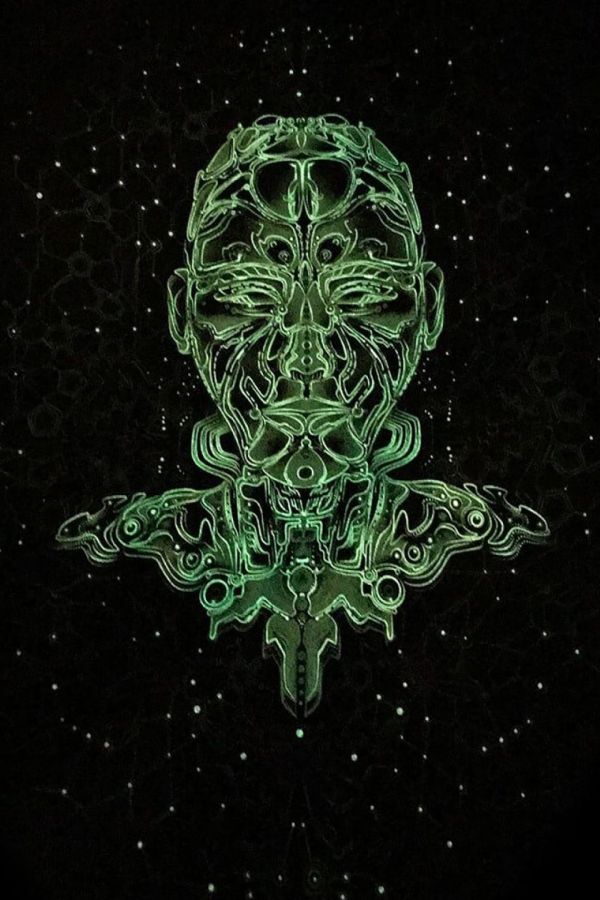 Авторская кофта с капюшоном «Robotic»