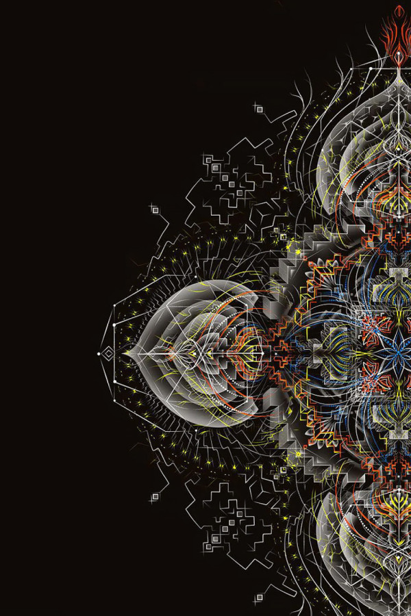 Женская кофта с принтом Mandala